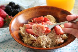 Strawberries and Cream Oatmeal